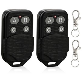 2 Garage Door Opener 390mhz Remote Keychain,Replacement for Genie Intellicode & Overhead Door GIT-3/ACSCTG Type 3,4-Button
