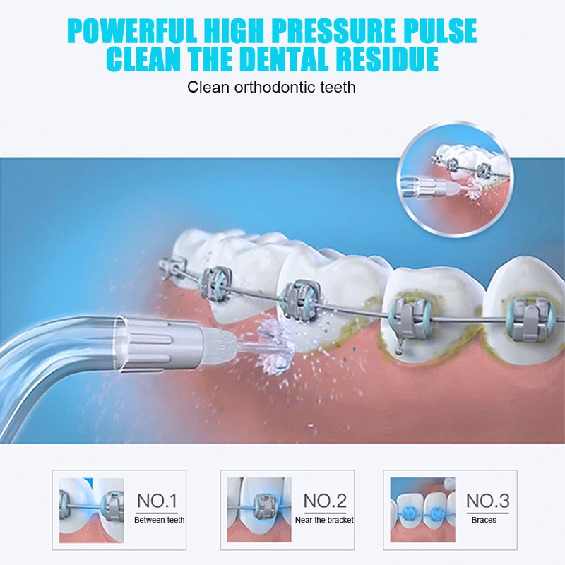 Rechargeable Electric Oral Irrigator Portable Water Flosser Teeth Cleaner Oral