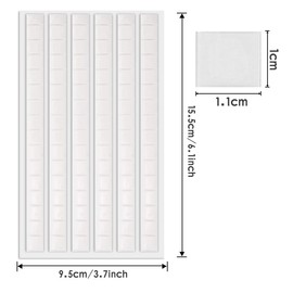 MABUSIYI 204 Pcs Poster Putty,Sticky Tacky Adhesive,Non-Toxic Adhesive Mounting Putty Reusable & Removable Wall Safe Tack for Poster, Photo Frames Party Supplies(White)