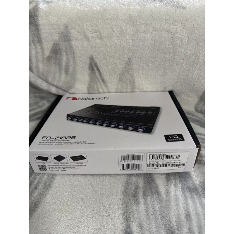 Nakamichi NEW Nakamichi EQ-Z8125 Car Audio 7-band Graphic Equalizer With