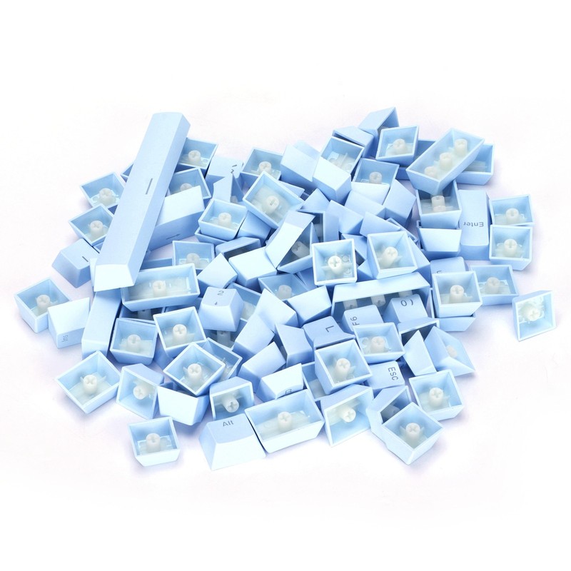 PBT Keycaps Ergonomic Design Oil Resistant Colorful 108 Key Video