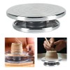 Sknrlko Heavy Duty Sculpture Wheel Turntable Ceramic Stand Rotating DIY