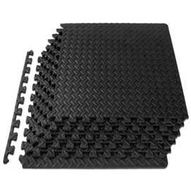 Venbytech for Puzzle Exercise Mat ½ in, Interlocking Foam Floor Tiles fo