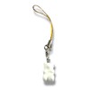 Decorative Bear Phone Charm Accessory, Cute Colours (White)