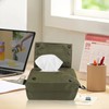 Tissue Storage Bag Waterproof Antidust Foldable Lightweight Portable Car Tissue