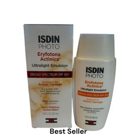 ISDIN Photo Eryfotona Actinica Ultralight Emulsion Broad Spectrum SPF Exp 6/2026