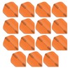 Hardcore Orange Extra Thick Standard Dart Flights - 5 Sets