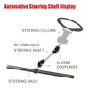 COOL STAR 23" Length 3/4" DD Surface Plated U-Joints Universal