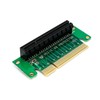 PCI-Express 8X Left-Facing 90 Degree Riser Right-Angle Adapter Card 1U