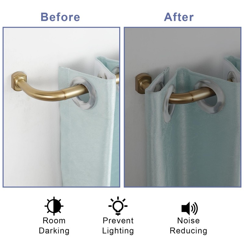 Splicing Room Darking Curtain Rods for Windows 28-116”, 1inch Diameter