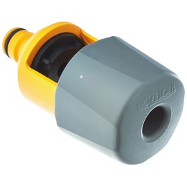 HOZELOCK - Indoor Mixer Tap Connector : Fits Square, Round and Mixer Taps up to 43 mm High and 34 Mm Wide, Supplied with 2 Gaskets for a Better Seal [2274P9000]