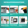 BuyWeek Surface-Mounted Distribution Box 1 Row 6 Modules IP66 Waterproof