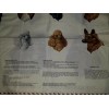AKC AMERICAN KENNEL CLUB DOG APPLIQUES PANEL COTTON FABRIC 34X44