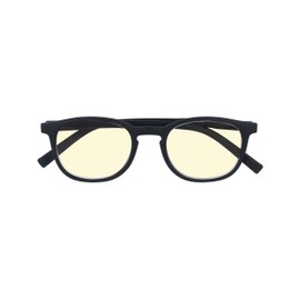 Silac - Screen Black 7405 - Unisex-Lesebrille - Blaulichtblocker für Computer- und Telefonbildschirme - keine Ermüdung der Augen - keine Kopfschmerzen - leicht und langlebig - Schwarz