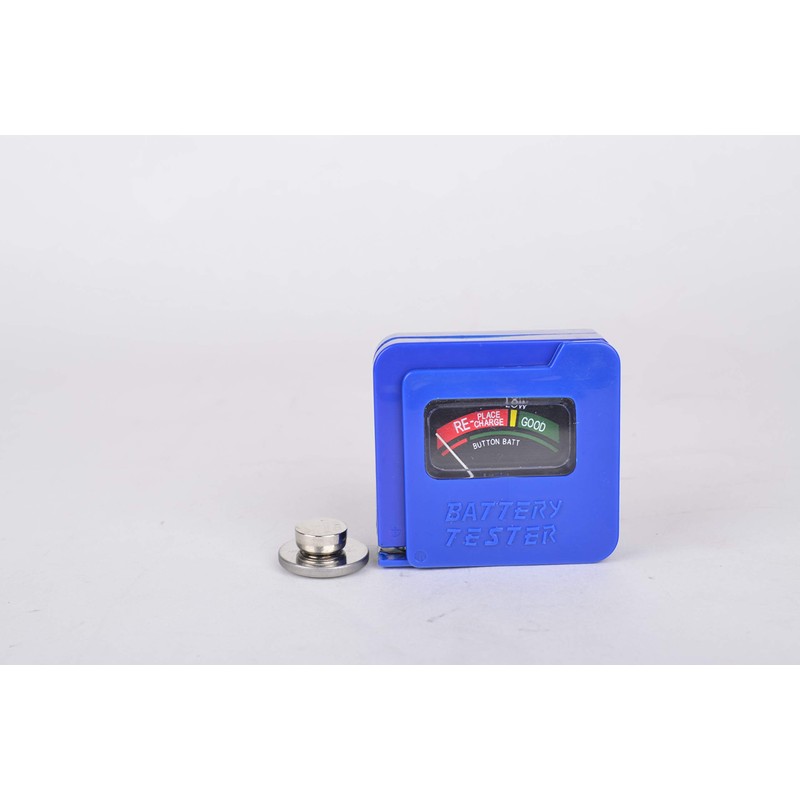 White Deer 2 Pack Battery Tester Checker AA/AAA/C/D/9V/1.5V Universal Button