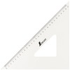 シンワ測定(Shinwa Sokutei) 三角定規 アクリル 目盛付き 2枚組 30cm 75264