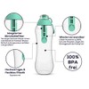 PearlCo - Two Soft Water Bottles with Filter 0.5 Litres