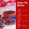BLUE TEA - Hibiscus Mint Herbal Tea - 36 Tea