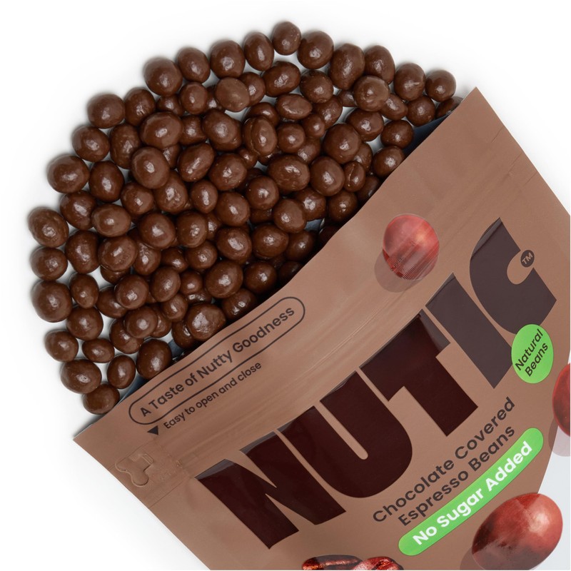 Nutic Gourmet Sugar Free Chocolate Covered Espresso Beans - 2LB,