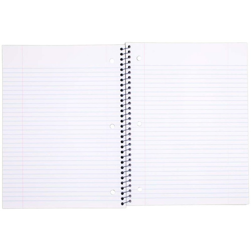 Mead Spiral Notebooks, 1 Subject, College Ruled Paper, 70 Sheets,