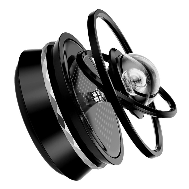 Car Aromatherapy Solar Energy Suspended Crystal Ball Rotating Car Aroma
