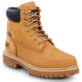 Timberland PRO 6IN Direct Attach Men's, Wheat, Steel Toe, EH, MaxTRAX Slip Resistant, WP Boot (9.5 W)