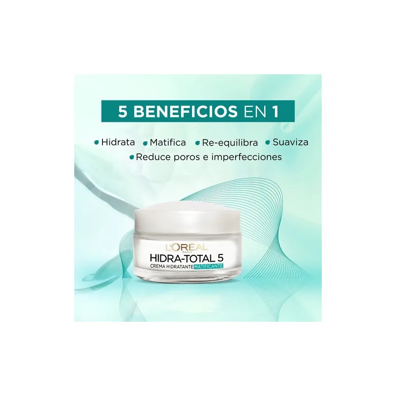 Crema L'Oréal Paris HidraTotal5 Matificante 50ml