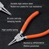 SPEEDWOX Circlip Pliers 6-Inch, Tip Diameter 1.25mm, Snap Ring Pliers