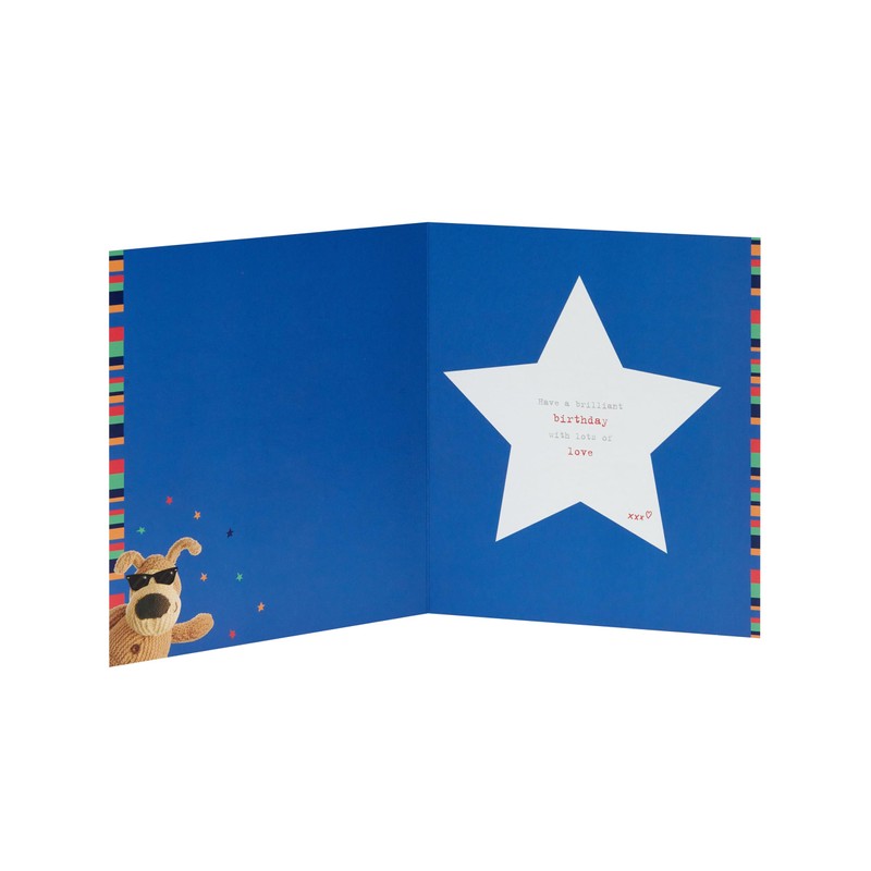 Boofle Birthday Card for Grandson - Cute Design