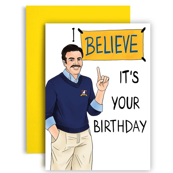 Huxters Birthday Card – I Believe It’s Your Birthday Funny