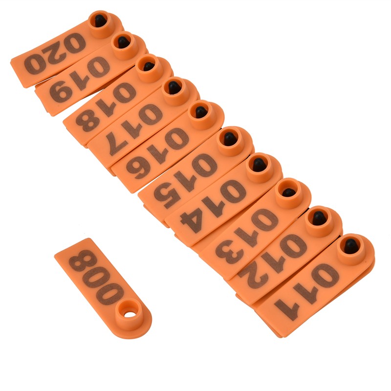 1-100 Number Plastic Livestock Ear Tag Animal Tag for Goat