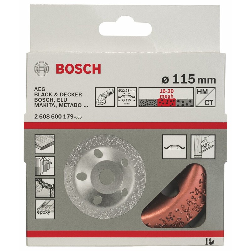 Bosch 2 608 600 179 Hard Wire Cup Brush 115