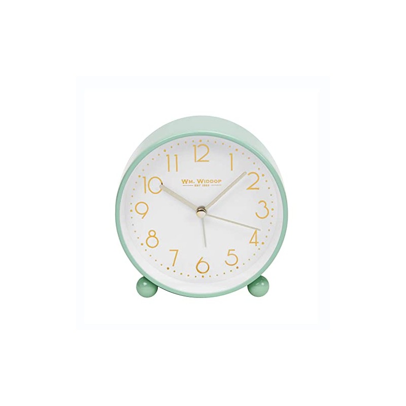 Widdop Metal Case Arabic Dial Alarm Clock with Metal Feet,