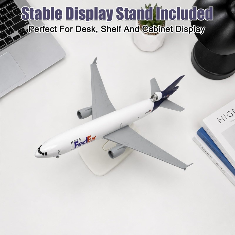 Nhemeylp Plane Model, 1:300 Diecast Aircraft Airplane Model, 20cm, MD-11