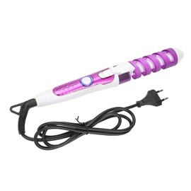 Spiral Curling Irons, Portable Anti-Wave Curling Irons, Thermostatic Hair Care, 20 Seconds Fast Heating, for Salon and Home Use(US)