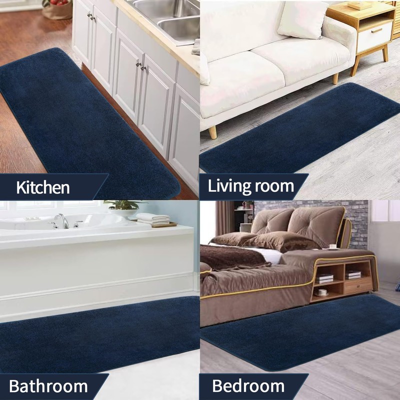 Rururug Bathroom Mat, Large Bath Mat 50x120cm Bath Mats for