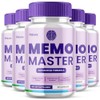 (5 Pack) Memo Master Capsules, MemoMaster Memory Pills Brain Supplement for Clarity Focus Support, Memo Mastery Premium Vitamin Blend Memory Loss Sharp Recall Advanced Formula Max Strength (300 Ct)