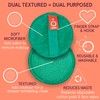 Cleanlogic Bath & Body Dual-Texture Facial Buffers for Sensitive Skin,