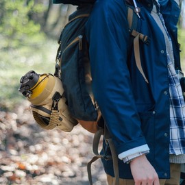 NATURE PIONEOR 32 64 128oz Tactical Water Bottle Pouch, Multi-Function Tactical Water Bottle Bag with Adjustable Shoulder Strap, Half/One Gallon Molle Strap Carrier Holder