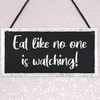 RED OCEAN Shabby Chic Sign Funny Kitchen Plaque Hanging Wall