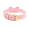 Succuba Pink Bell Choker Collar Necklace Lolita Bow Collar Cat