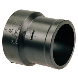 NIBCO Fig No 5805-N, 3 in. ABS DWV Soil Pipe Adapter Hub x No Hub, Solvent Weld