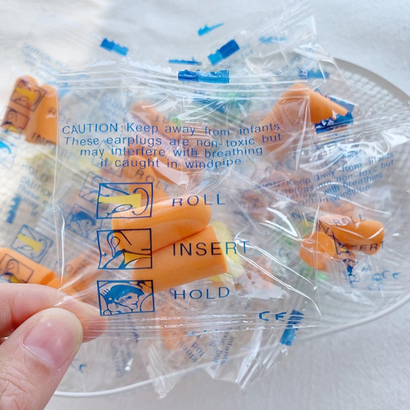 60 Pairs Foam Ear Plugs for Noise Cancelling, Ultra Soft