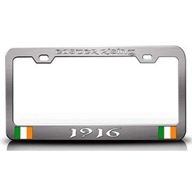 Custom Brother - Easter Rising 1916 Ireland Irish Metal Car SUV Truck License Plate Frame Ch r45