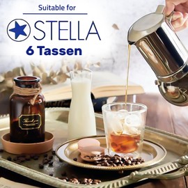 Set of 3 Rubber Gasket is Suitable for 6 Cup Italian Coffee Makers for Stella - Warranty 10 Years - MONTERAL