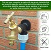 20mm MDPE Wall Flange Kit – Wall Plate Elbow ½