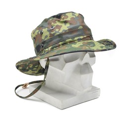Original German Army Boonie Hat Flecktarn & Desert Camouflage Camping Hunting Outdoor Summer Cap