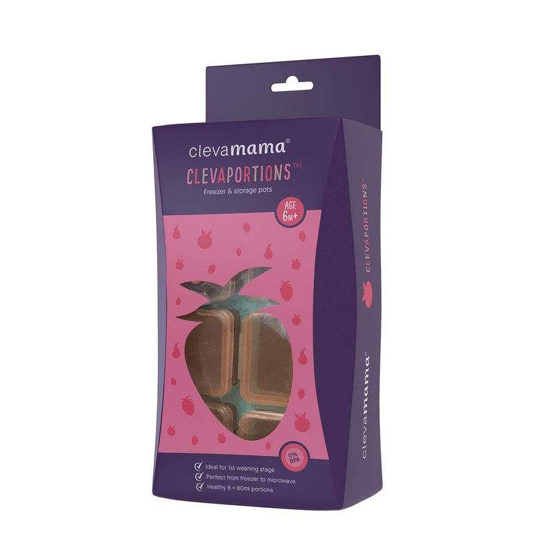 Clevamama ClevaPortions Baby Food Freezer and Storage Pots