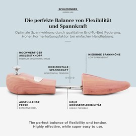 Schuhspanner Zedernholz König 1er, silber , Gr.43/44