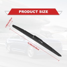 13"Wiper Blade Rear - 13 inch Back Windshield Rear Wiper Replacement for Honda CRV 2012 2013 2014 2015 2016, Fit J-Hook Type Wiper Arms Rear Wiper Blades